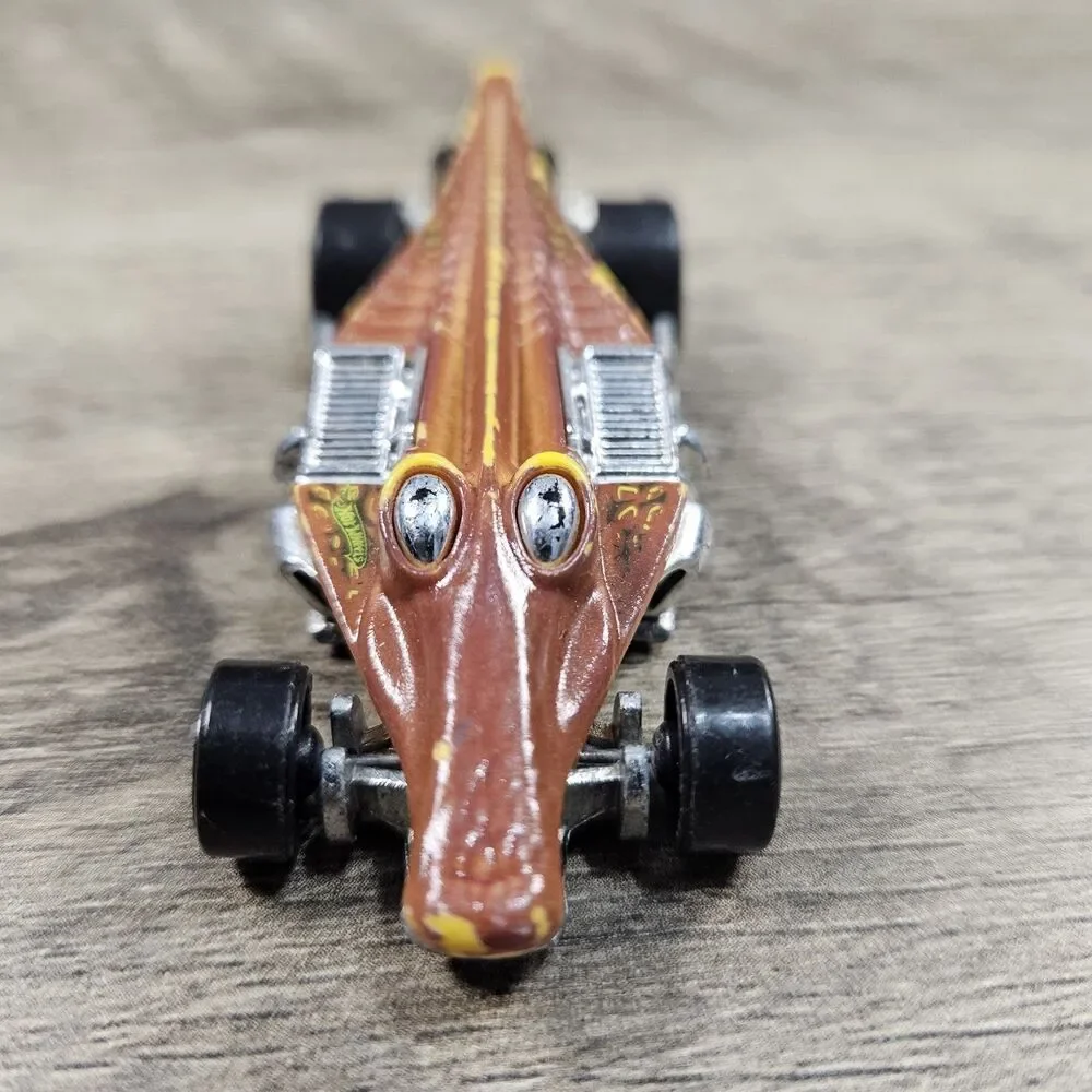 Hot Wheels Croc Rod Tan Diecast 1/64 Mattel Loose Toy Car